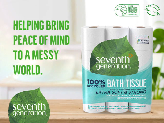 Amazon.com: Seventh Generation Toilet Paper, 100% Recycled 2-Ply